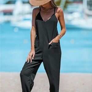 Cupshe Black Jumpsuit